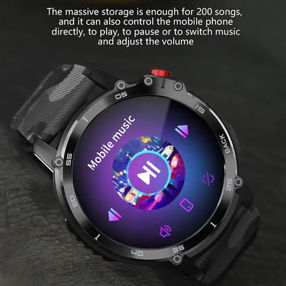 CTRORRS Smart Watch - Heart Rate Monitoring, Blood Oxygen Measurement, 24 Sports Modes, Waterproof, AI Assistant Integration - ShopandTop