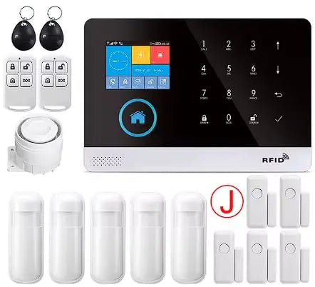 GauTone PG103 Wireless Home Security Alarm - WiFi & GSM Connectivity - ShopandTop