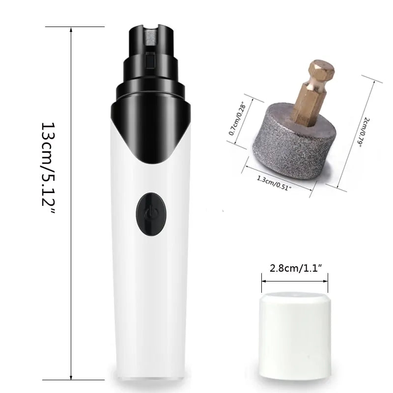 Rechargeable Pet Nail Grooming Tool - Safe & Quiet for Dogs and Cats - ShopandTop