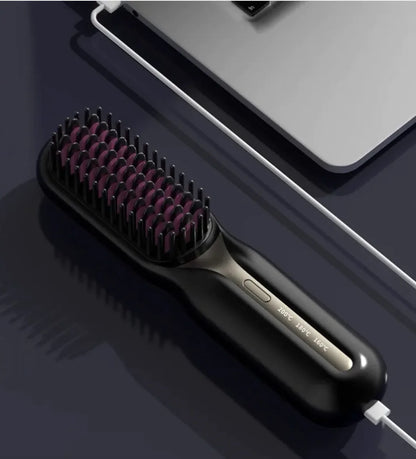 Wireless Charging Hair Straightening Comb