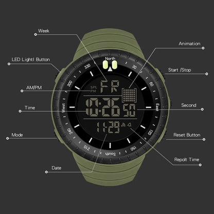 Waterproof Smartwatch – Health Monitoring, Real-Time Connectivity, and Sleek Design - ShopandTop