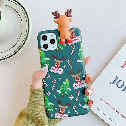 3D Christmas Reindeer Case - ShopandTop