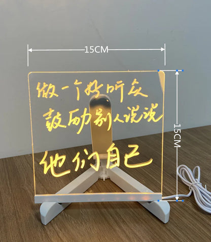 Creative Message Board Holiday Lamp