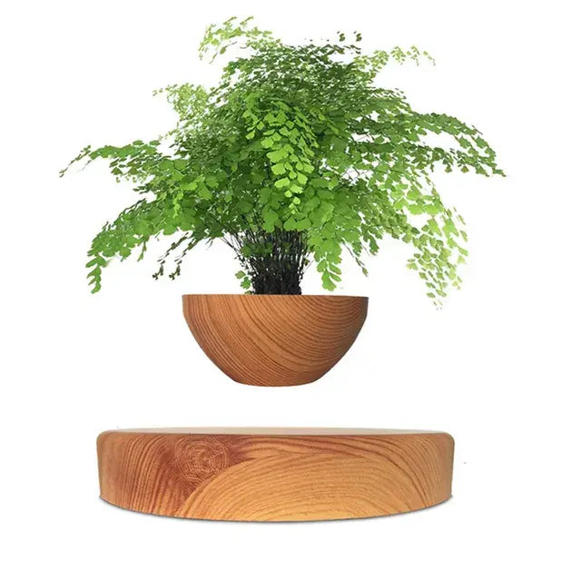 Levitating Air Bonsai Pot Rotation Flower Pot Planters Home Decor - ShopandTop