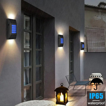 Outdoor Solar Light – Waterproof LED Wall Lamp for Gardens, Corridors, and Gates - ShopandTop