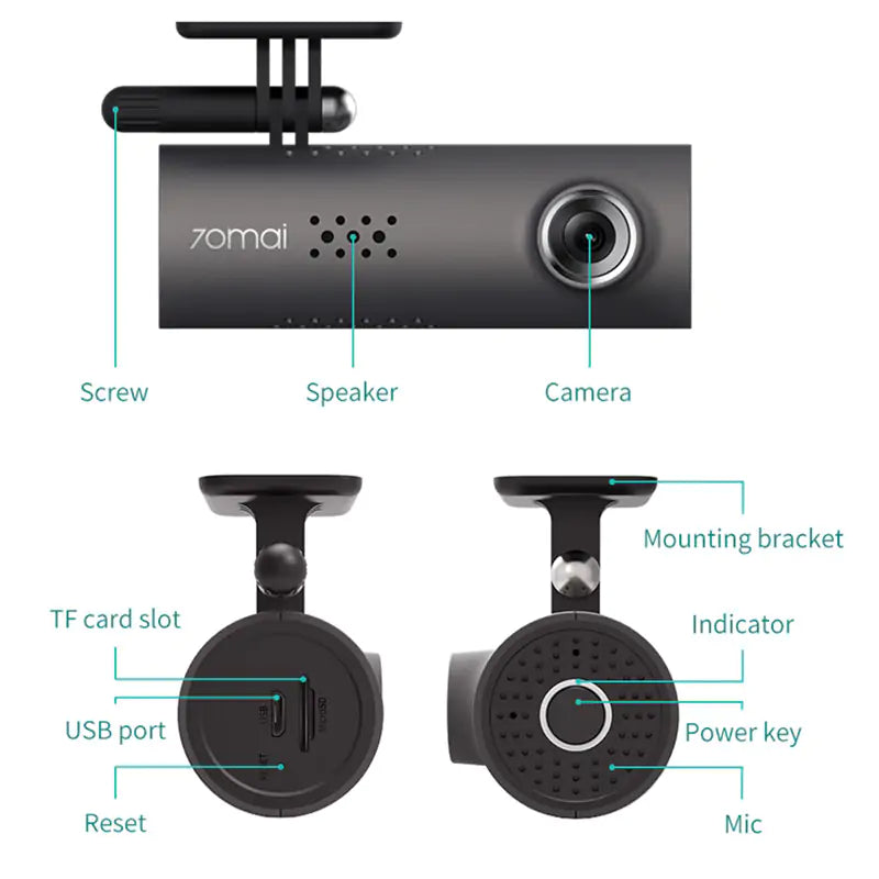 Smart Dash Cam – High-Definition Video Recording with Collision Detection and Lane Departure Warnings - ShopandTop