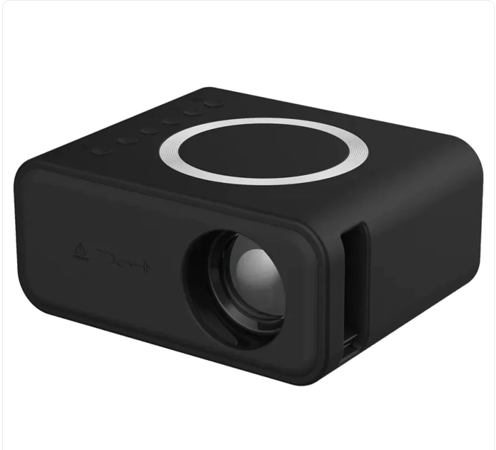 YT300 Mini Portable Projector, 1080P HD with Wired & Wireless Home Theater