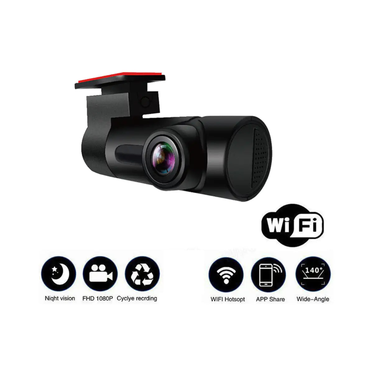 Car Dash Cam with WIFI and App - ShopandTop