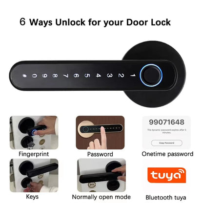 Biometric Smart Lock – Keyless Fingerprint Door Access for Enhanced Home Security - ShopandTop