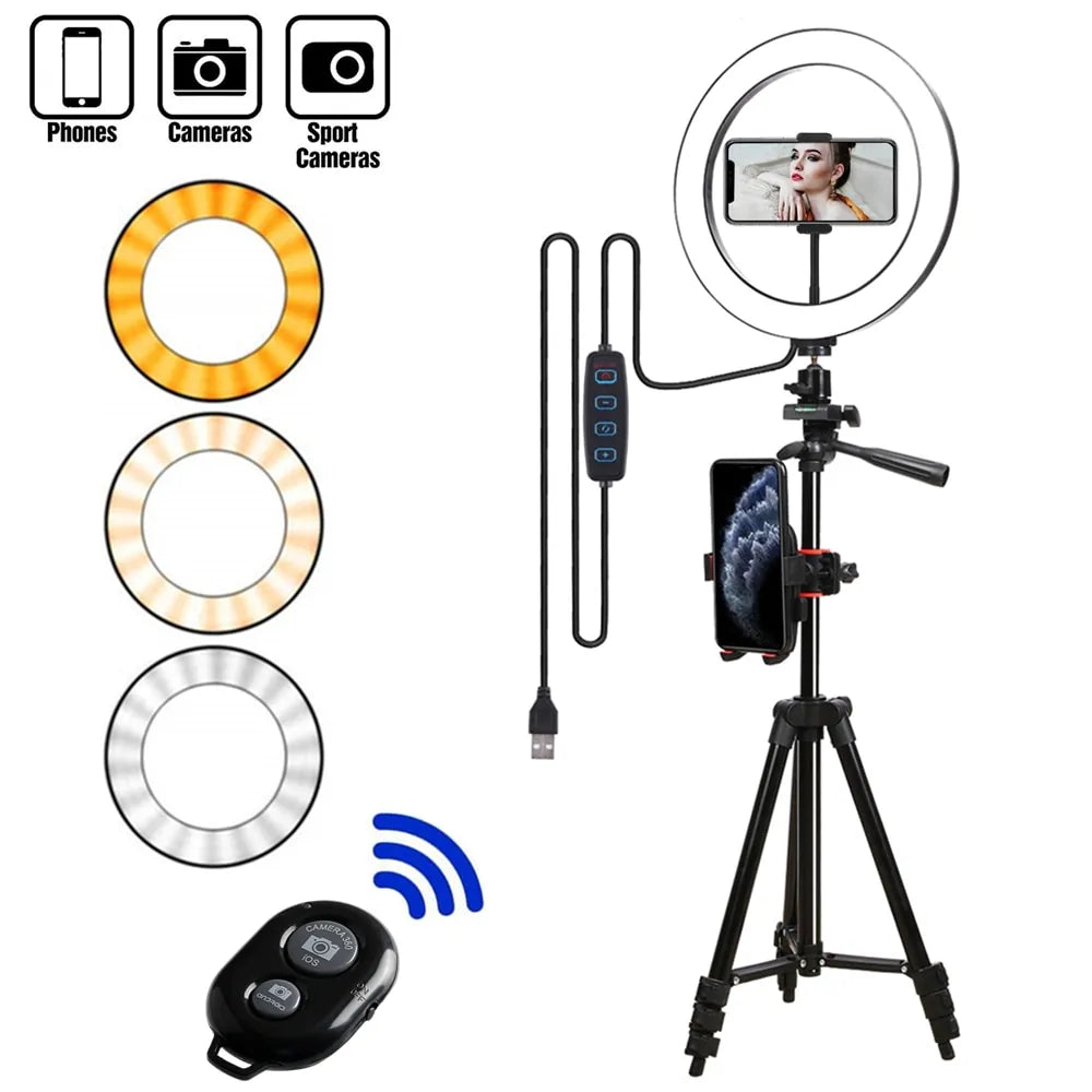 Selfie Ring With Tripod - ShopandTop