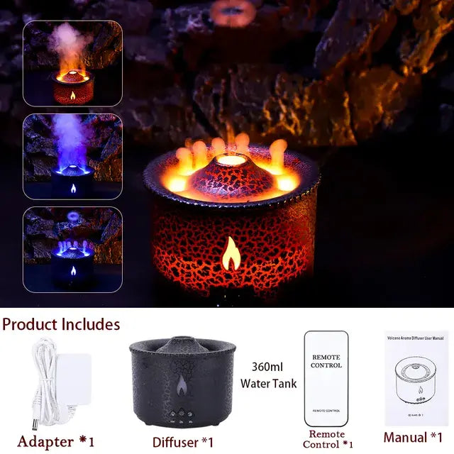 Volcano Fire Flame Air Humidifier - ShopandTop