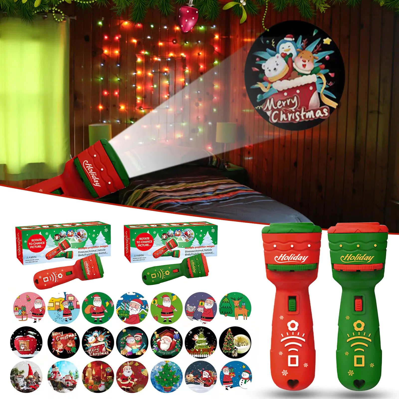 Christmas Flashlight Projection - ShopandTop