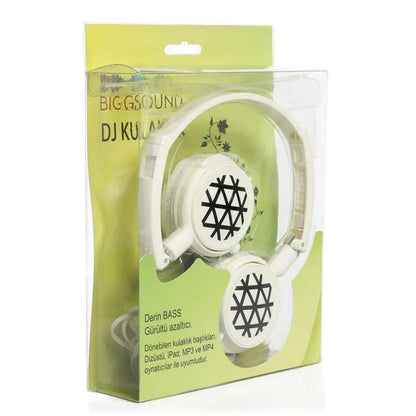 Biggdesign White Headphones - ShopandTop