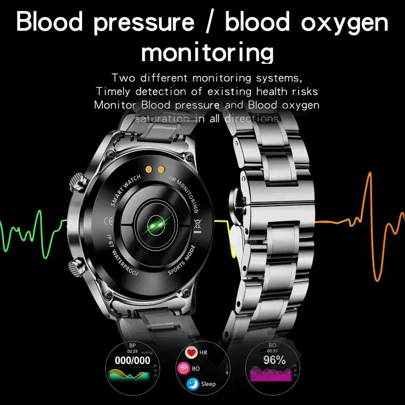 Waterproof Smart Watch – Durable Fitness Tracker with Bluetooth Connectivity and Health Monitoring - ShopandTop