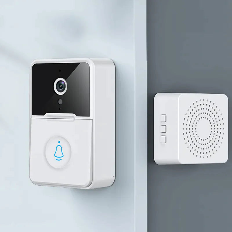 Wireless Security Smart WiFi Doorbell Intercom Video Camera Door Ring Bell Chime - ShopandTop