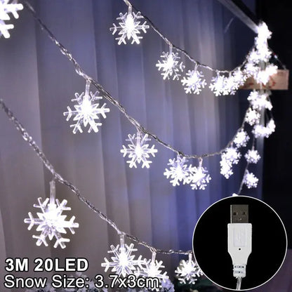 Snowflake LED Christmas Lights - ShopandTop