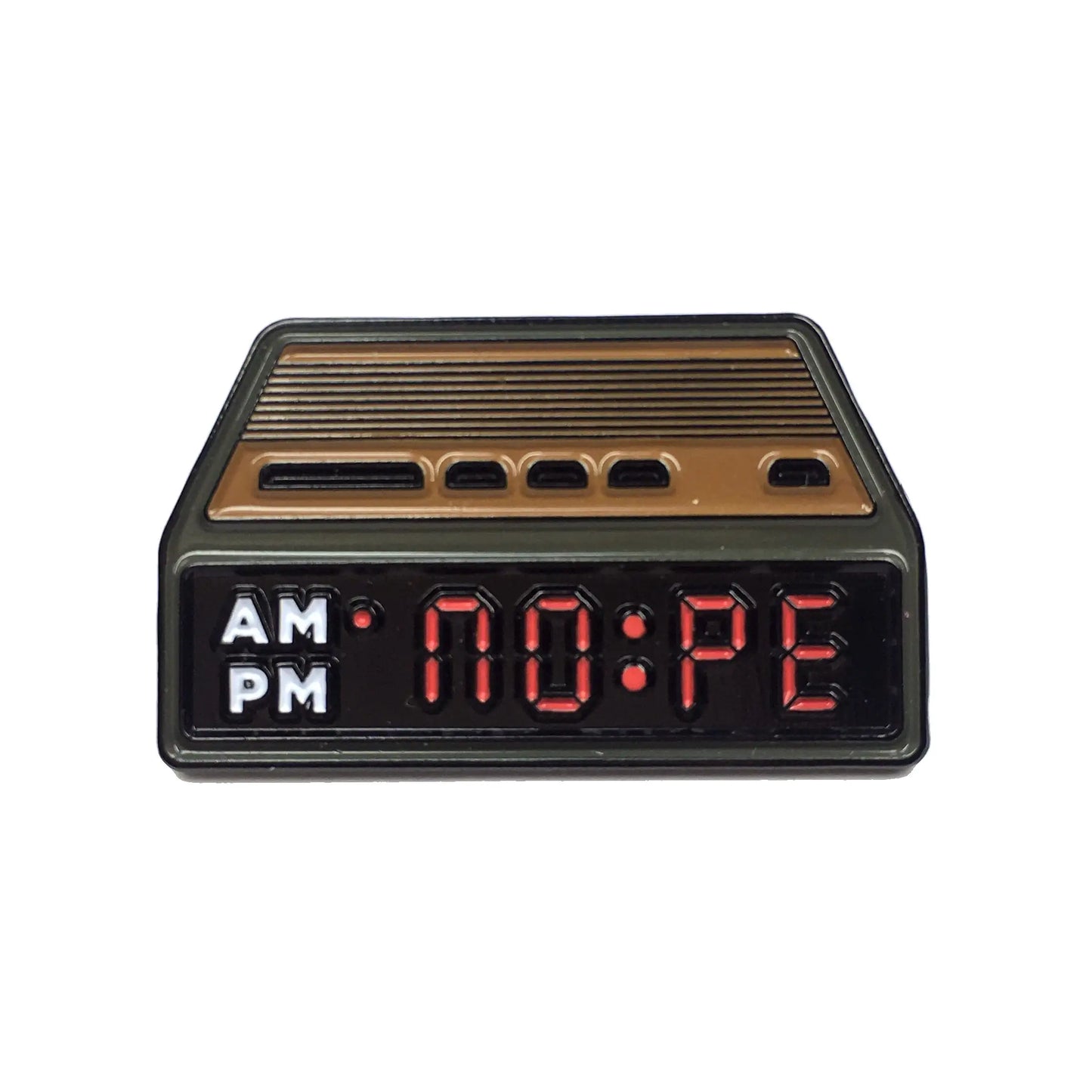 Nope Alarm Clock Fridge Magnet