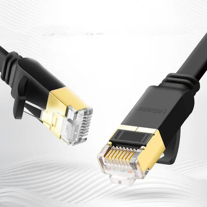 Cat 7 Ethernet Cable Cat7 High Speed Flat Gigabit STP RJ45 LAN Cable 10Gbps Network Cable Patch Code for Router Ethernet