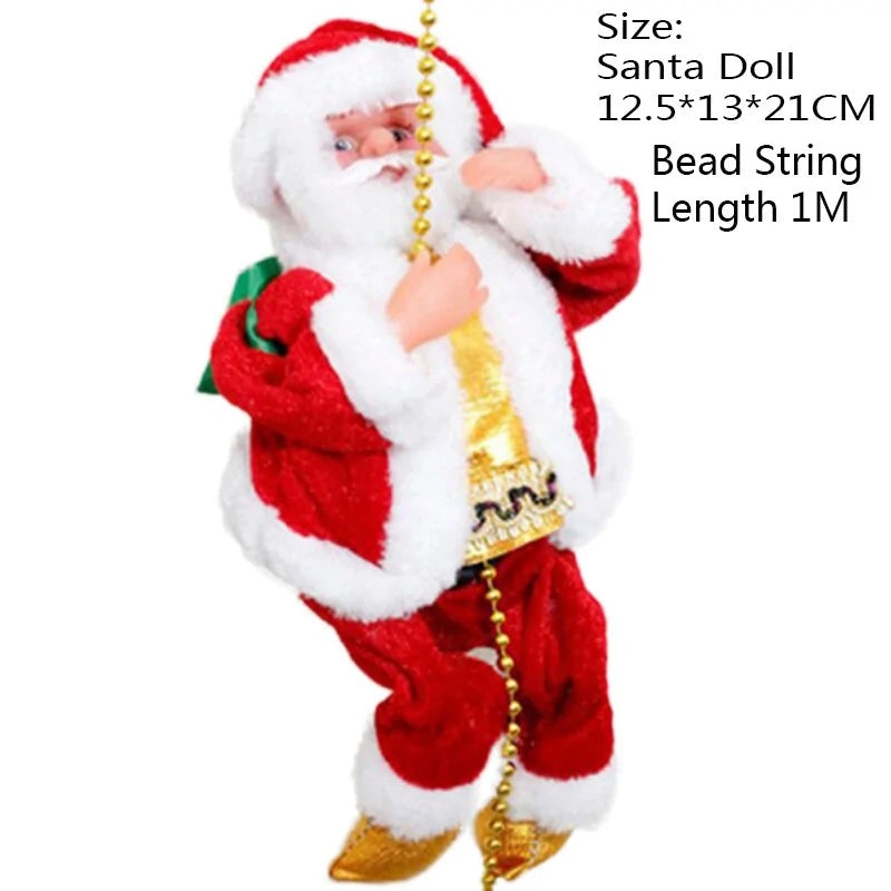 Santa Climbing Ladder Christmas Decoration - ShopandTop