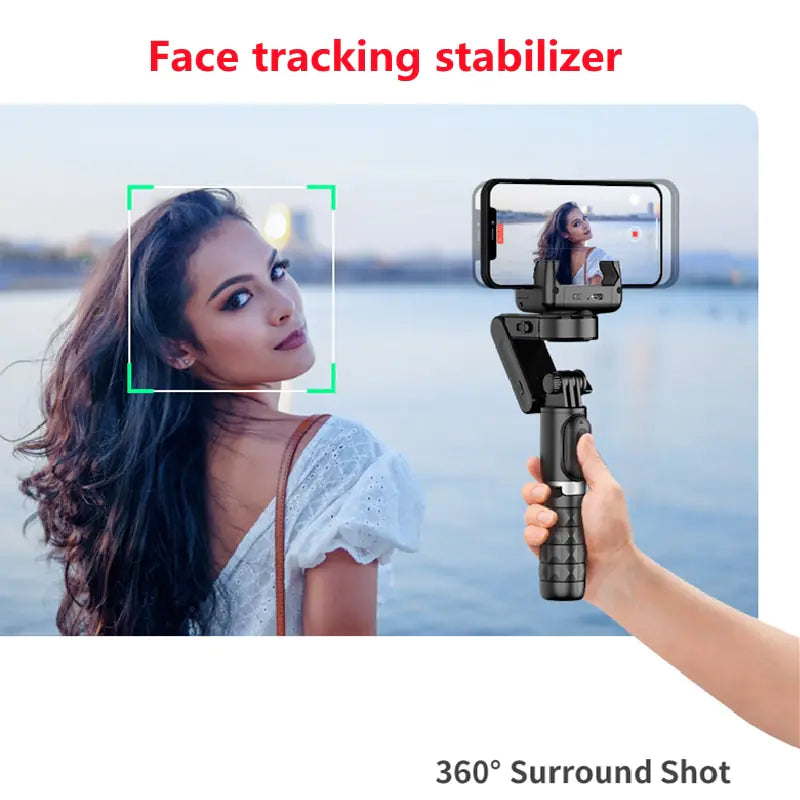 360 Rotation Gimbal Stabilizer Selfie Stick Tripod - ShopandTop