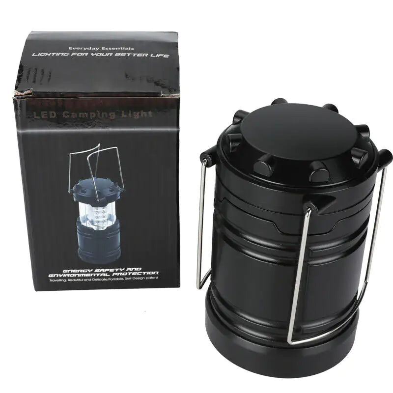 Ultra Bright Portable Collapsible 30 LEDs Hiking Camping Lantern Tent Light Lamp - ShopandTop