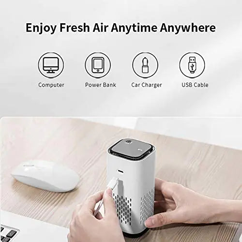 Portable Air Purifier with HEPA Filter - ShopandTop