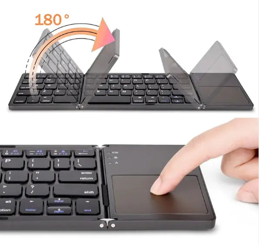 Folding Mini Wireless Bluetooth Keyboard