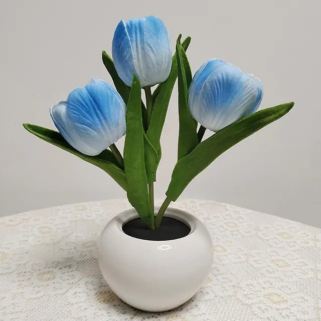 LED Simulation Tulip Flower Pot Lamp - ShopandTop