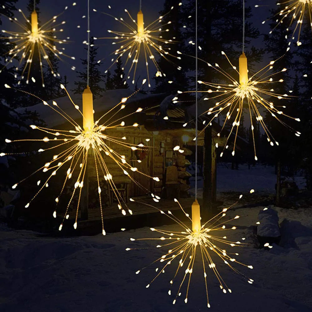 Festival Hanging Starburst String Lights - ShopandTop