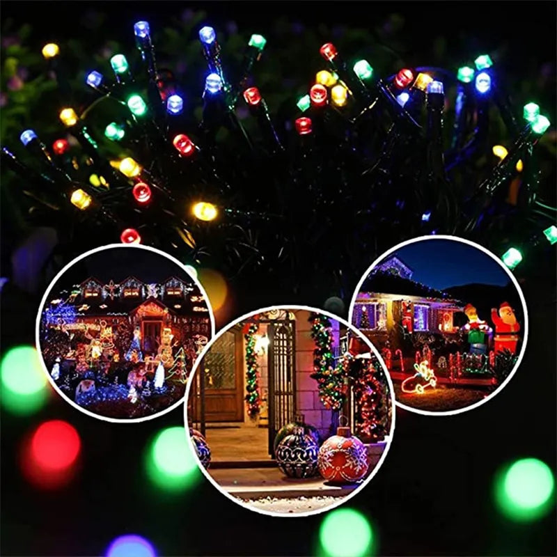 LED Solar String Lights - Eco-Friendly Outdoor Lighting for Garden & Patio - ShopandTop