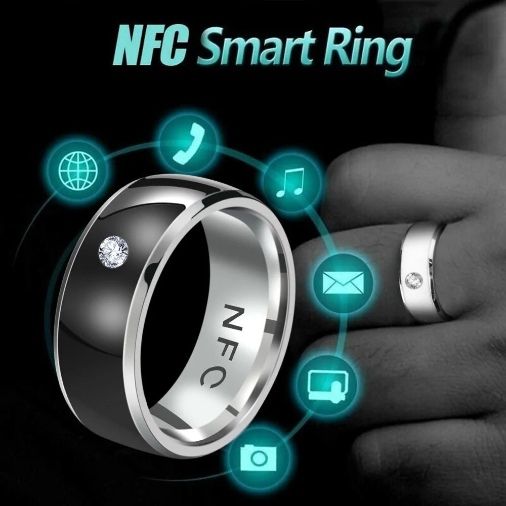 NFC Finger Ring – Intelligent Wearable for Seamless Connectivity - ShopandTop