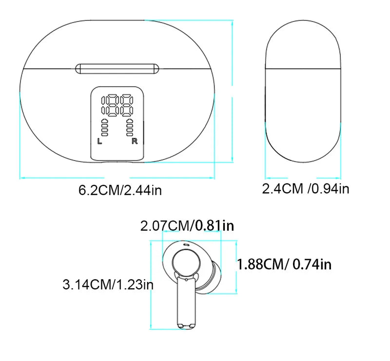 TWS Wireless Bluetooth New M10 Translation Headphones - ShopandTop