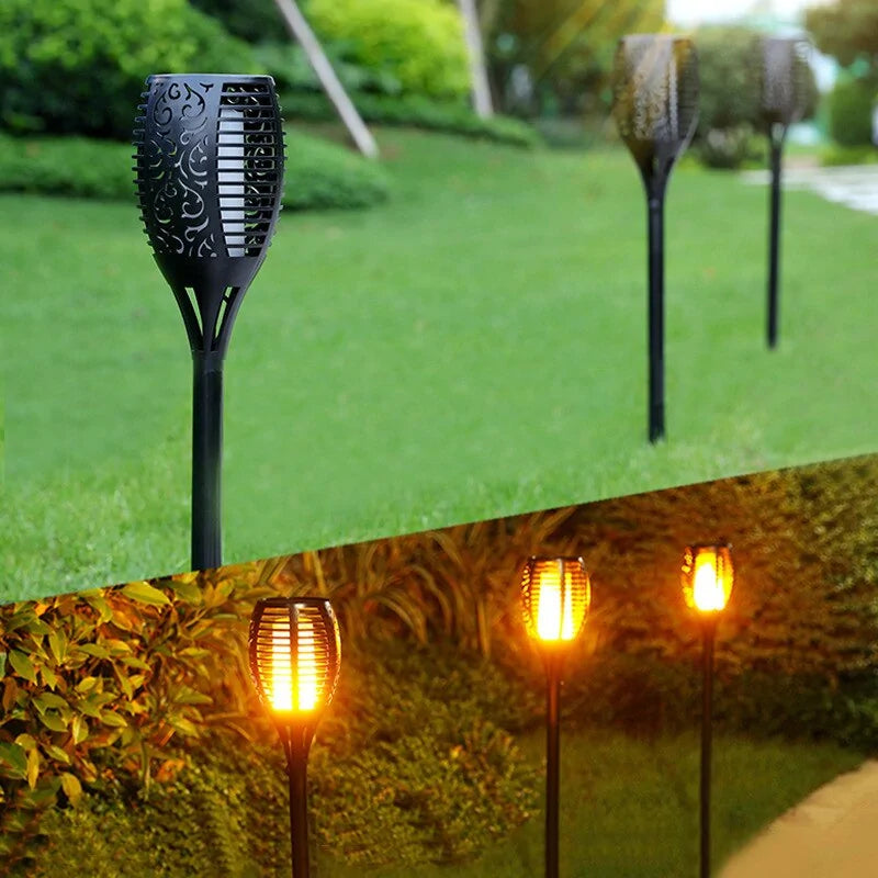 Solar Flame Solar Flame Lamp – Eco-Friendly Outdoor Lantern for Garden, Patio, and Pathway - ShopandTop