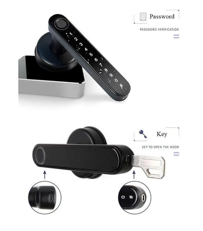 Biometric Smart Lock – Keyless Fingerprint Door Access for Enhanced Home Security - ShopandTop