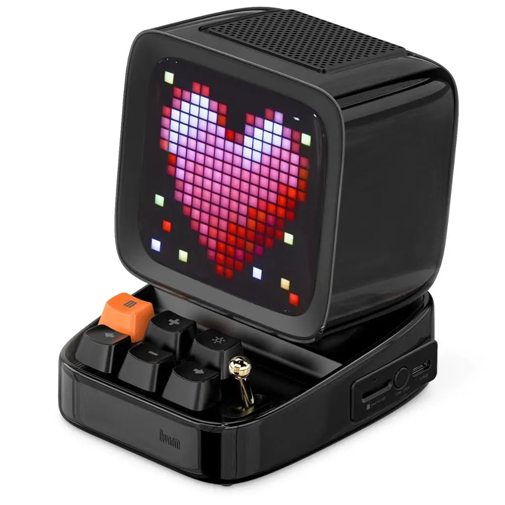 Retro Pixel Art Bluetooth Speaker and Alarm Clock - ShopandTop