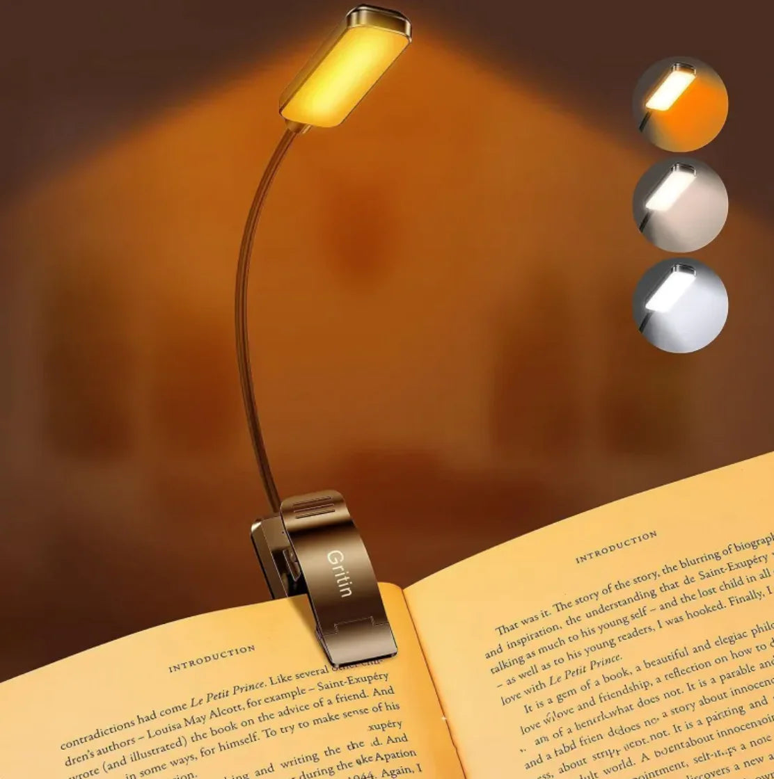 Minimalist LED Rechargeable Book Light - ShopandTop