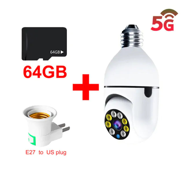 Bulb Surveillance Camera – Affordable 24/7 Security Solution