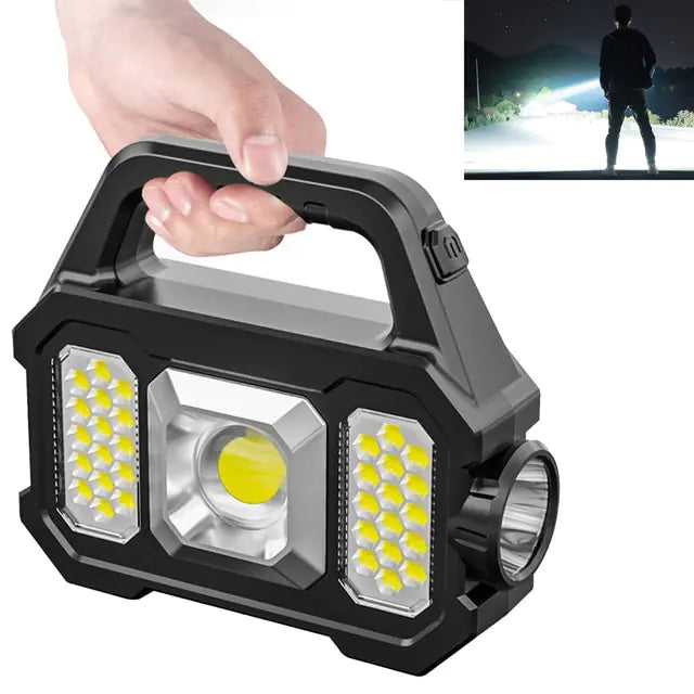 Solar Rechargeable Flashlight – Eco-Friendly, Portable Flashlight for Emergency and Outdoor Use - ShopandTop