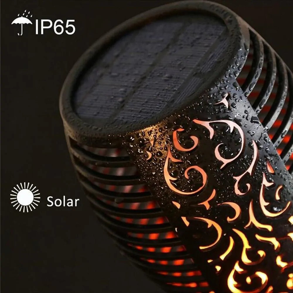 Solar-Powered LED Torch Lights – Outdoor Solar Flame Lights for Garden, Patio, and Pathway - ShopandTop