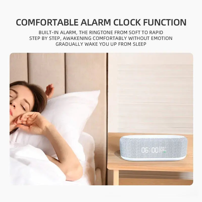 Wireless Alarm Clock Time With LED