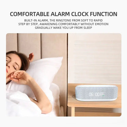 Wireless Alarm Clock Time With LED