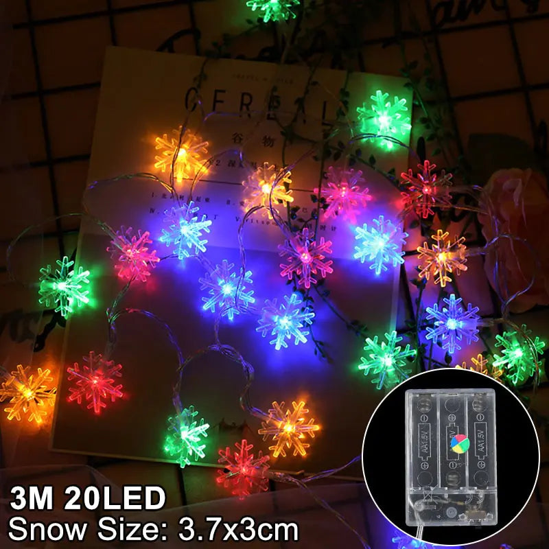 Snowflake LED Christmas Lights - ShopandTop