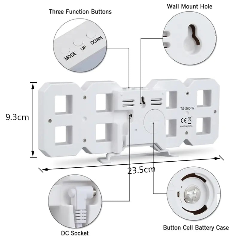 Adjustable Electronic Table Clock - ShopandTop