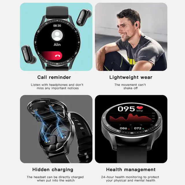 Smart Watch With Headphones - ShopandTop