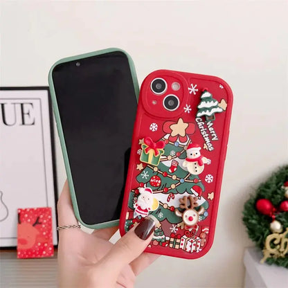 3D Christmas Cartoon Case - ShopandTop