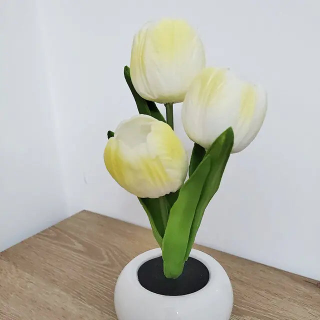 LED Simulation Tulip Flower Pot Lamp - ShopandTop