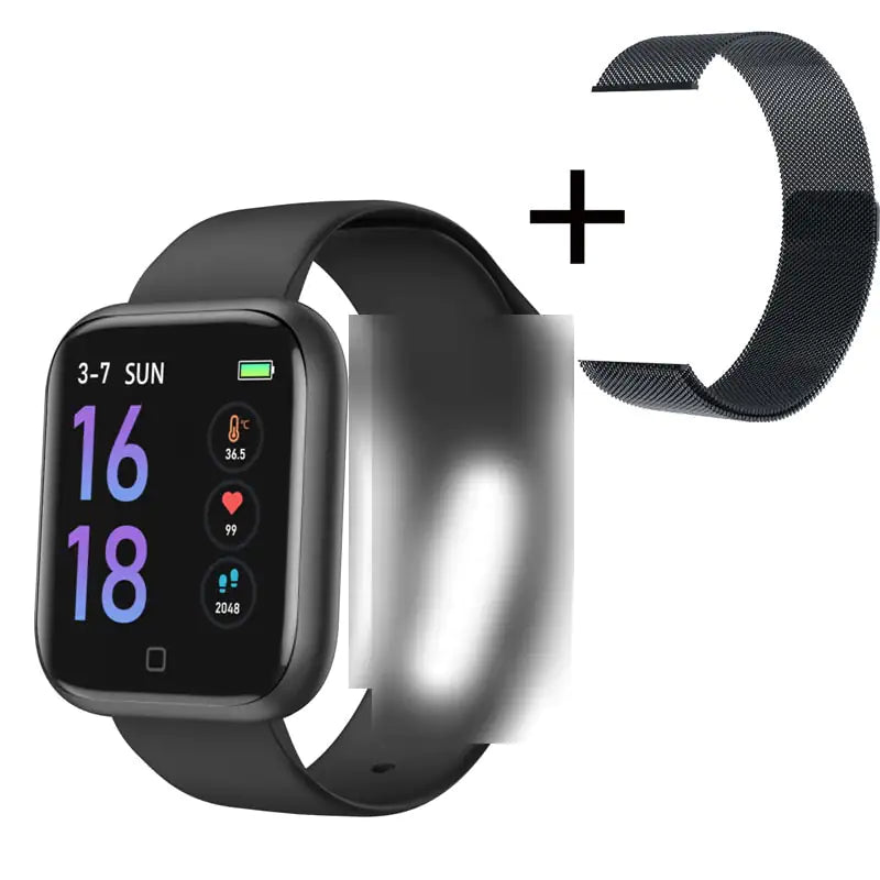 Unisex Smart Watch – Fashionable Fitness Tracker with Message Alerts and Waterproof Design - ShopandTop