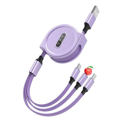 Retractable USB Cable – Tangle-Free, Eco-Friendly Charging Solution