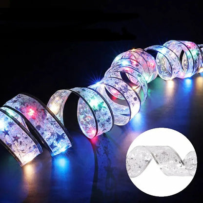 Battery-Operated Christmas Ribbon Light - ShopandTop