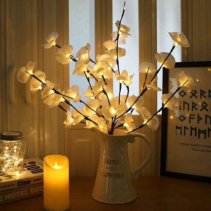 LED Willow Branch Lamp: Elegant Home Decor Accent - ShopandTop